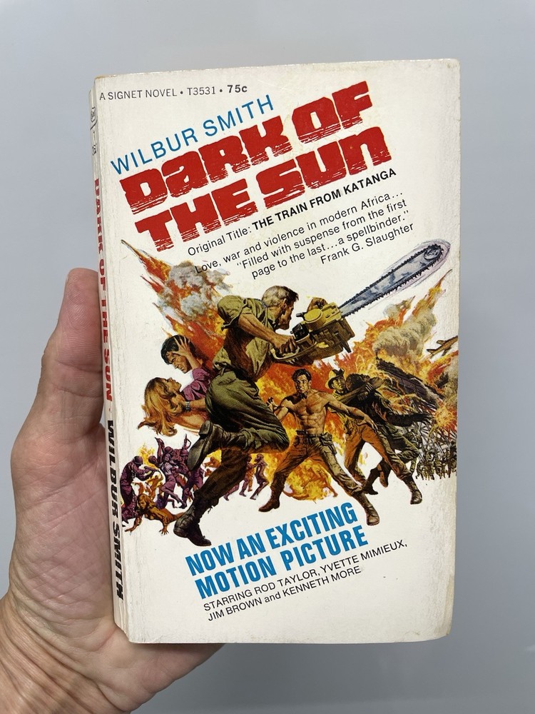 Dark of The Sun By Wilber A. Smith 1965 Paperback Signet T 3531