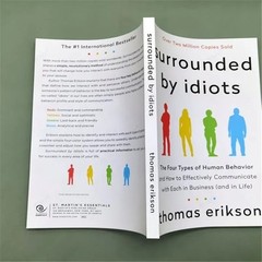 English Book Bestseller Novel Surrounded By Idiots The Four Types of Human