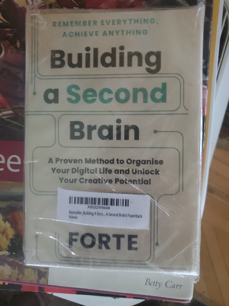 Building a Second Brain – Paperback, by Tiago Forte – Good