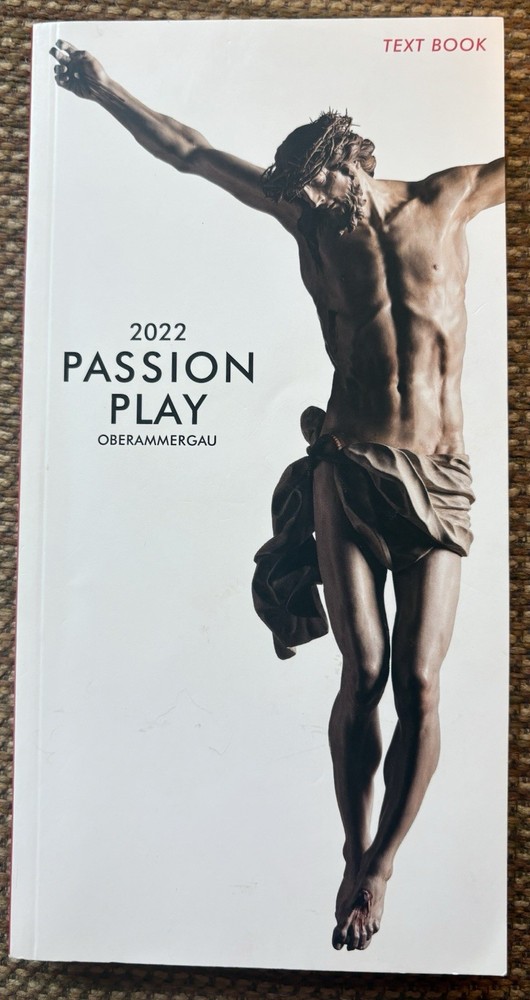2022 Passion Play Oberammergau English Text Book