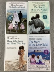 The Neapolitan Novels box set by Elena Ferrante (Europa Editions, paperback) 1-4
