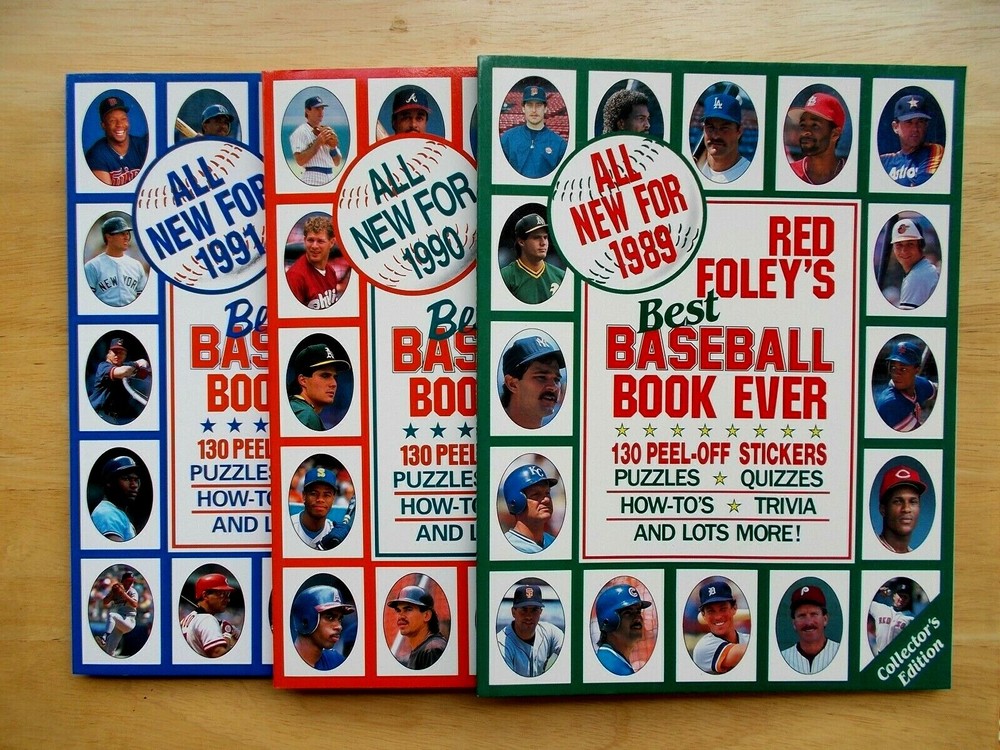 Red Foley 18 Complete Sticker Books 6 Sets as Shown 1989 1990 1991 Like New