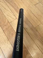 Minister’s Service Manual – Hardcover By Hutton, Samuel Ward 1967 Third Printing