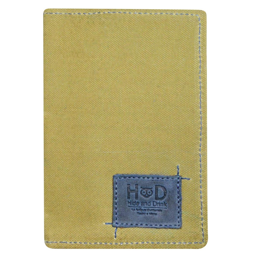 Hide & Drink, Waxed Canvas Field Notes Cover, Wallet Case 3.5 x 5.5 in. Journ…