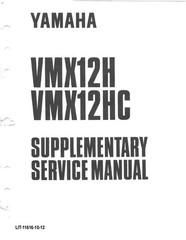 YAMAHA VMAX VMX12 Motorcycle Service Manual – STEEL WIRE BOUND – TOUGH COVERS