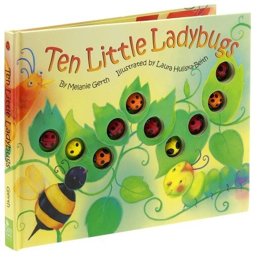 Ten Little Ladybugs by Melanie Gerth [Hardcover] Piggy Toes Press, Bendon – NEW