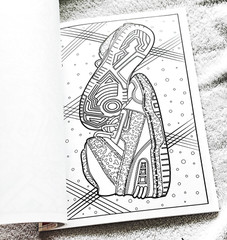 📻 Bendon 16929 Coloring the 80’s Advanced Adult Book VG 38 Pix HipHop FreeShip