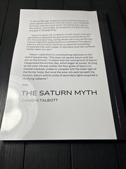 The Saturn Myth, by David N. Talbott,large Book 8.5”X11.5”,Reprint Brand New