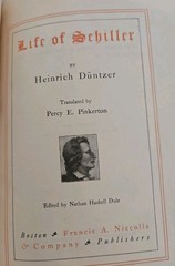 1902 The Life Of Schiller by Heinrich Duntzer Luxury Edition #15 of 1,000