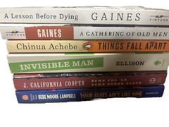 Paperback Book Lot Of 8- Ernest J Gaines , Ralph Ellison Bebe Moore Campbell +5