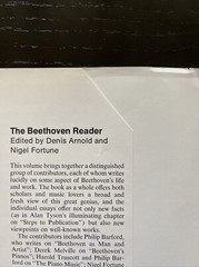 The Beethoven Reader (1971) by Arnold and Fortune Hardcover With Dust Jacket