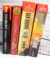 Set of 4 Paperback Books by Dan Brown Robert Langdon Series