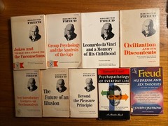 Lot Of 9 Sigmund Freud Psychology Psychoanalysis Psychiatry Vintage Books ~ PB