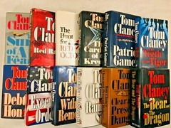 Lot 12 Tom Clancy Hardcover HC/DJ Book All Jack Ryan Series #1-12 Original