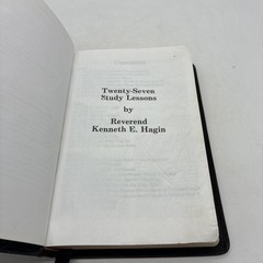 KJV Rhema Study Bible Kenneth Hagin Calfskin Leather King James Red Letter 1985