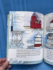 BEACONS OF LIGHT LIGHHOUSES Gail Gibbons ILLUS HC DJ Signed 1st Edition 1990 AA1