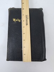 National Bible Press Old & New Testament Pronouncing Red Letter Teacher Ed. 60’s