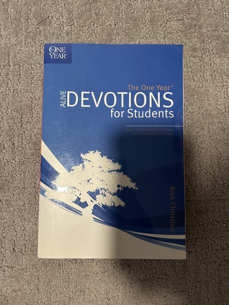 The One Year Alive Devotions for Students – Paperback By Christian, Rick – GOOD