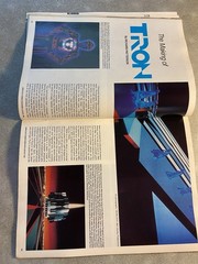 American Cinematographer Magazine 1982 August Tron Issue