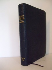 Black Morocco Leather Bible KJV published Eyre & Spottiswoode/Harper late 1950s?