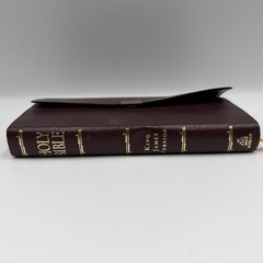 Holy Bible King James Version Barbour 2003 Burgundy Mini Leather Bound Pocket