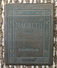 VINTAGE ANTIQUE MACBETH SHAKESPEARE LITTLE LEATHER LIBRARY EDITION ***SWEEEET***