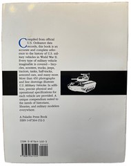 U.S. MILITARY VEHICLES WORLD WAR II WWII BOOK BICYCLES SCOOTERS MOTORCYCLES TANK