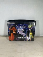 Disney Learning Villains Phonics Reading Program 22 Phonic Books With Box