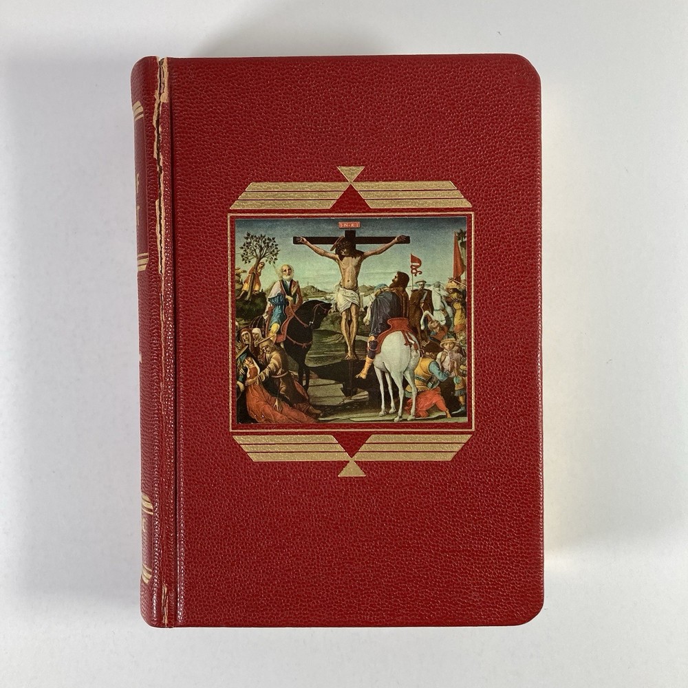 The Life of Christ by Rev. John P. O’Connell 1954 HC Illustrated Red Line Text