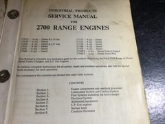 Ford 2700 Range Service Manual 4 & 6 Cyl Industrial 3.9L, 4.1L, 5.4L, 5.9L, 6.2L