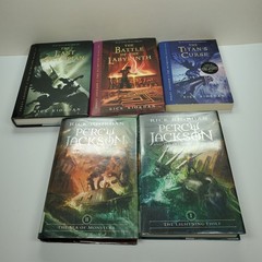 Percy Jackson and The Olympians HC & PB Complete Set # 1-5 Lot