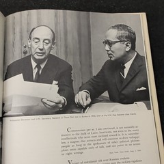 Man of Honor Man of Peace Hardcover Illustrated Adlai Stevenson Politics Bio