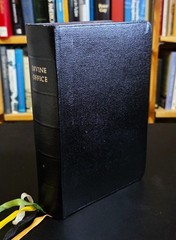 THE DIVINE OFFICE BREVIARY (Latin/English) 3 Volume Set (Leather) Slipcases 1963