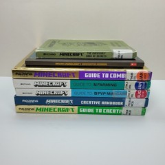 Minecraft Lot of 7 Books Handbooks, Guides, Secrets – PB/HC Official Mojang
