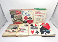 Vintage Lot Of 7 Poker Books – Duplicate Bridge Winning Partnership & More