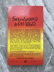 Fear and Loathing in Las Vegas Heart the American Dream PBK Hunter S. Thompson