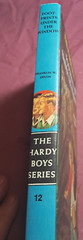 Hardy Boys 12 Footprints Under the Window White end pages vintage HC mystery ’82