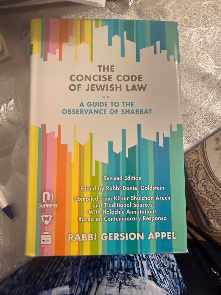 CONCISE CODE OF JEWISH LAW: A GUIDE TO THE OBSERVANCE OF Shabbat By Appel