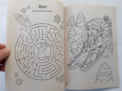 Colortivity Christmas Holiday Coloring and Activity Book Frosty Fun DREAMTIVITY