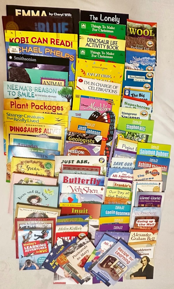 Lot of 112 Children Fiction PICTURE KIDS BOOKS RANDOM MIX PB/HC