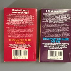 Lot 10 Harry Kemelman Rabbi Small Paperback Books Mysteries Vintage 1980s 1990s