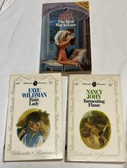 Lot Of 15 Silhouette Vintage Romance Books Desire 1980s