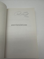 Quest for Faithfulness : The Account of a Unique Fellowship of Churches