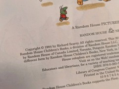 Richard Scarry Lot of (5) – 3 Large Vintage Hard Cover 60s/70s + 2 Paperbacks