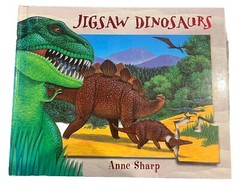 Jigsaw Dinosaurs Anne Sharp 6-24 Piece Puzzle Picture Book T-Rex Raptor Reptile