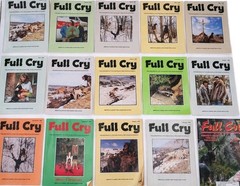 15 Vintage Full Cry Magazine Lot Coon Dog Hunting Journals 1990s