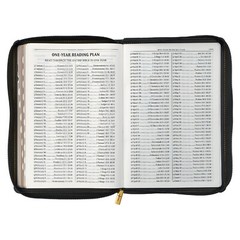 KJV Large Print Thinline Bible Black Zipper Indexed BRAND NEW in Shrink Wrap!!!
