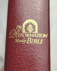Reformation Study Bible NKJV 1995 Burgundy Genuine Leather Brand New In Box 2896