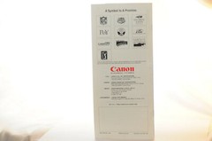 CANON EOS ELAN II SALES BROCHURE, 1995. 39 PAGES, ONE OWNER OUR STORE, FREE SHIP