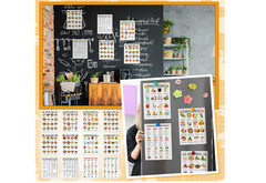 12Pcs Diabetes Food List Chart Low Carb Glycemic Index Diet Plan Meal Guide